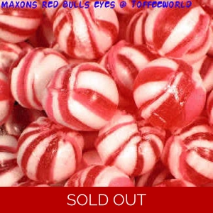 Maxons Red Bulls Eyes Traditional Hard Boiled Retro Sweets